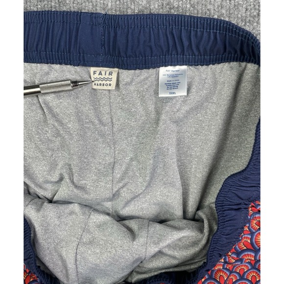 Fair Harbor Shorts Men's XXXL Geometric Artistic Drawstring Waist Lined Colorful - Picture 4 of 7